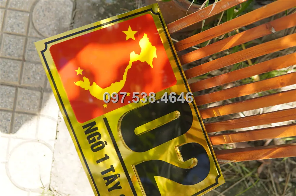 Biển Số Nhà Đẹp Hiện Đại tại Thái Nguyên Kích Thước 30x20, Số Nổi 8mm, Chữ Nổi 2mm, Chất Liệu Mica, Alu , Mực Uv, Làm Theo Yêu Cầu, Miễn Phí Thiết Kế Và Miễn Phí Vận Chuyển Tận Nhà 12 Biển Số Nhà Đẹp Hiện Đại tại Thái Nguyên
Kích Thước 30x20, Số Nổi 8mm, Chữ Nổi 2mm, Chất Liệu Mica, Alu , Mực Uv, Làm Theo Yêu Cầu, Miễn Phí Thiết Kế Và Miễn Phí Vận Chuyển Tận Nhà - Ảnh 12