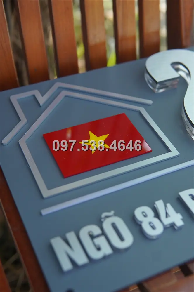 Biển Số Nhà Đẹp Hiện Đại tại Trà Vinh Kích Thước 30x20, Số Nổi 8mm, Chữ Nổi 2mm, Chất Liệu Mica, Alu , Mực Uv, Làm Theo Yêu Cầu, Miễn Phí Thiết Kế Và Miễn Phí Vận Chuyển Tận Nhà 7 Biển Số Nhà Đẹp Hiện Đại tại Trà Vinh
Kích Thước 30x20, Số Nổi 8mm, Chữ Nổi 2mm, Chất Liệu Mica, Alu , Mực Uv, Làm Theo Yêu Cầu, Miễn Phí Thiết Kế Và Miễn Phí Vận Chuyển Tận Nhà - Ảnh 7