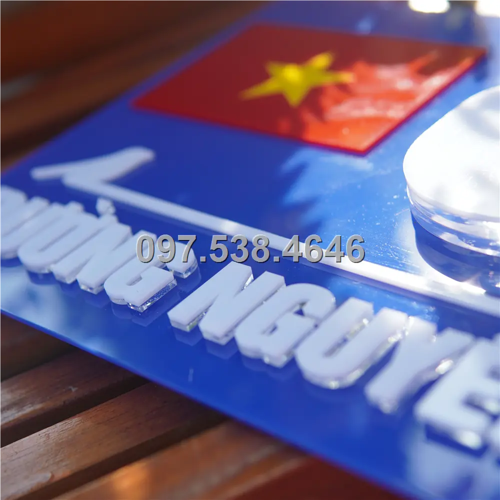Biển Số Nhà Đẹp Hiện Đại tại Vị Thanh -Hậu Giang Kích Thước 30x20, Số Nổi 8mm, Chữ Nổi 2mm, Chất Liệu Mica, Alu , Mực Uv, Làm Theo Yêu Cầu, Miễn Phí Thiết Kế Và Miễn Phí Vận Chuyển Tận Nhà 7 Biển Số Nhà Đẹp Hiện Đại tại Vị Thanh -Hậu Giang
Kích Thước 30x20, Số Nổi 8mm, Chữ Nổi 2mm, Chất Liệu Mica, Alu , Mực Uv, Làm Theo Yêu Cầu, Miễn Phí Thiết Kế Và Miễn Phí Vận Chuyển Tận Nhà - Ảnh 7