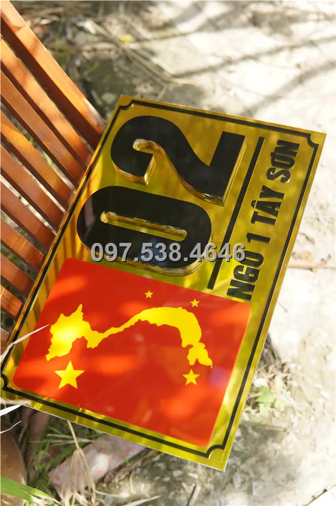 Biển Số Nhà Đẹp Hiện Đại tại Thanh Hóa, Kích Thước 30x20, Số Nổi 8mm, Chữ Nổi 2mm, Chất Liệu Mica, Alu , Mực Uv, Làm Theo Yêu Cầu, Miễn Phí Thiết Kế Và Miễn Phí Vận Chuyển Tận Nhà 4 Biển Số Nhà Đẹp Hiện Đại tại Thanh Hóa, Kích Thước 30x20, Số Nổi 8mm, Chữ Nổi 2mm, Chất Liệu Mica, Alu , Mực Uv, Làm Theo Yêu Cầu, Miễn Phí Thiết Kế Và Miễn Phí Vận Chuyển Tận Nhà - Ảnh 4