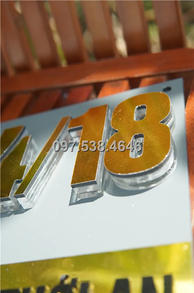 Biển Số Nhà Đẹp Hiện Đại tại Thuận An -Bình Dương Kích Thước 30x20, Số Nổi 8mm, Chữ Nổi 2mm, Chất Liệu Mica, Alu , Mực Uv, Làm Theo Yêu Cầu, Miễn Phí Thiết Kế Và Miễn Phí Vận Chuyển Tận Nhà 3 Biển Số Nhà Đẹp Hiện Đại tại Thuận An -Bình Dương
Kích Thước 30x20, Số Nổi 8mm, Chữ Nổi 2mm, Chất Liệu Mica, Alu , Mực Uv, Làm Theo Yêu Cầu, Miễn Phí Thiết Kế Và Miễn Phí Vận Chuyển Tận Nhà - Ảnh 3