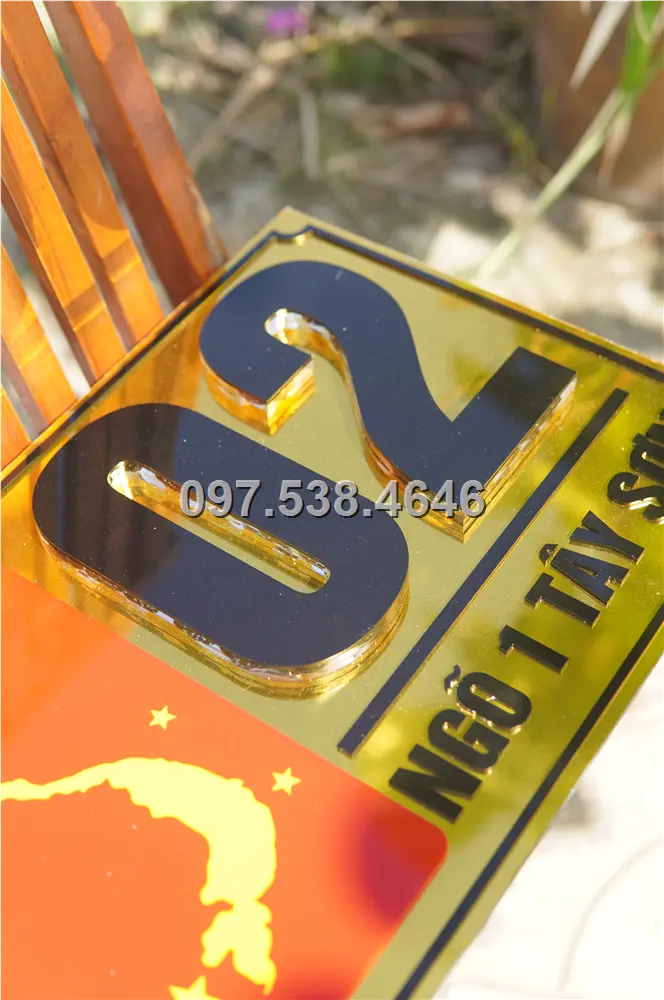 Biển Số Nhà Đẹp Hiện Đại tại Thái Nguyên Kích Thước 30x20, Số Nổi 8mm, Chữ Nổi 2mm, Chất Liệu Mica, Alu , Mực Uv, Làm Theo Yêu Cầu, Miễn Phí Thiết Kế Và Miễn Phí Vận Chuyển Tận Nhà 6 Biển Số Nhà Đẹp Hiện Đại tại Thái Nguyên
Kích Thước 30x20, Số Nổi 8mm, Chữ Nổi 2mm, Chất Liệu Mica, Alu , Mực Uv, Làm Theo Yêu Cầu, Miễn Phí Thiết Kế Và Miễn Phí Vận Chuyển Tận Nhà - Ảnh 6