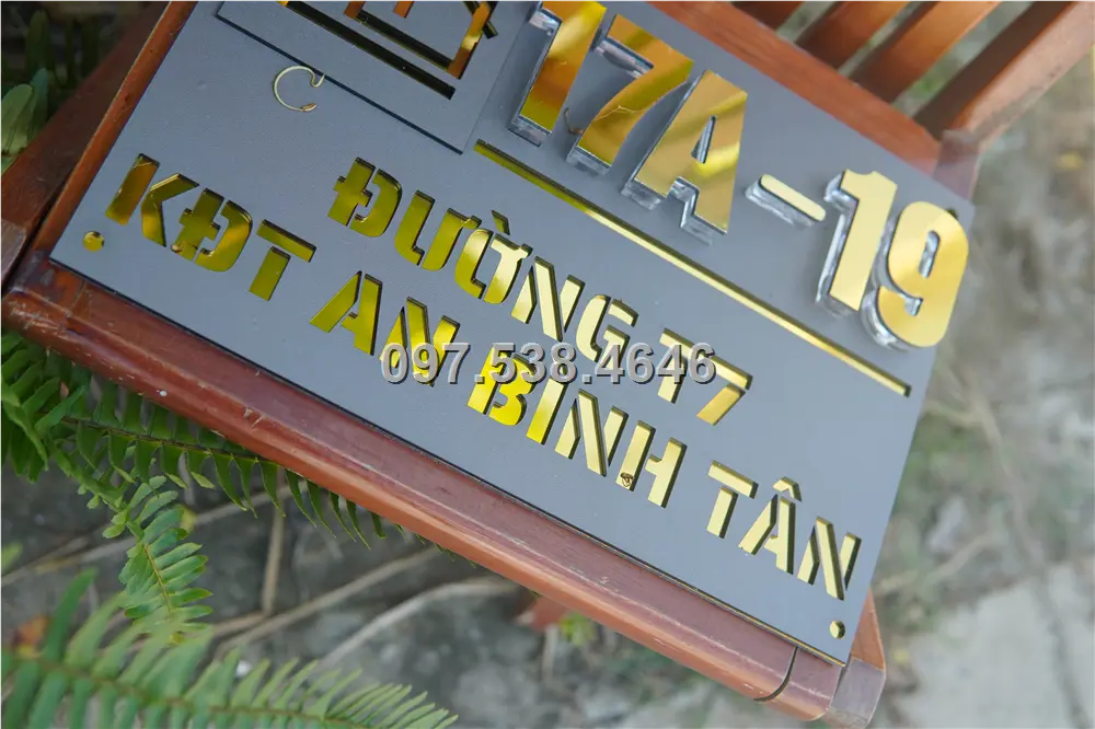 Biển Số Nhà Đẹp Hiện Đại tại Từ Sơn -Bắc Ninh Kích Thước 30x20, Số Nổi 8mm, Chữ Nổi 2mm, Chất Liệu Mica, Alu , Mực Uv, Làm Theo Yêu Cầu, Miễn Phí Thiết Kế Và Miễn Phí Vận Chuyển Tận Nhà 6 Biển Số Nhà Đẹp Hiện Đại tại Từ Sơn -Bắc Ninh
Kích Thước 30x20, Số Nổi 8mm, Chữ Nổi 2mm, Chất Liệu Mica, Alu , Mực Uv, Làm Theo Yêu Cầu, Miễn Phí Thiết Kế Và Miễn Phí Vận Chuyển Tận Nhà - Ảnh 6