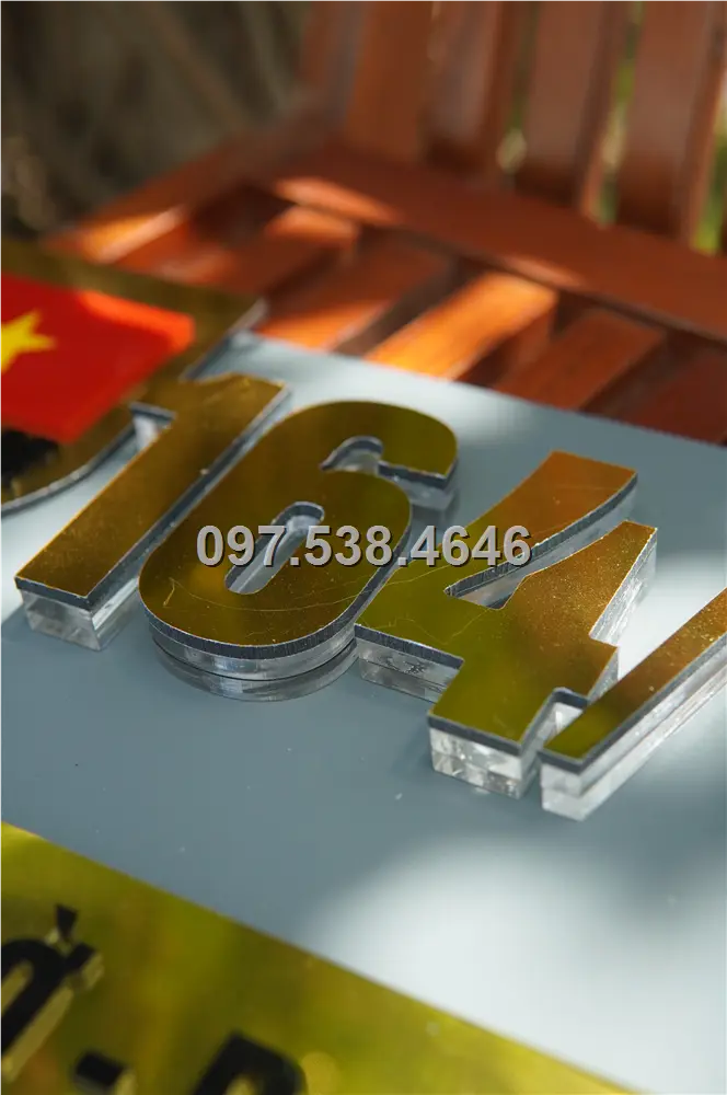 Biển Số Nhà Đẹp Hiện Đại tại Thuận An -Bình Dương Kích Thước 30x20, Số Nổi 8mm, Chữ Nổi 2mm, Chất Liệu Mica, Alu , Mực Uv, Làm Theo Yêu Cầu, Miễn Phí Thiết Kế Và Miễn Phí Vận Chuyển Tận Nhà 4 Biển Số Nhà Đẹp Hiện Đại tại Thuận An -Bình Dương
Kích Thước 30x20, Số Nổi 8mm, Chữ Nổi 2mm, Chất Liệu Mica, Alu , Mực Uv, Làm Theo Yêu Cầu, Miễn Phí Thiết Kế Và Miễn Phí Vận Chuyển Tận Nhà - Ảnh 4