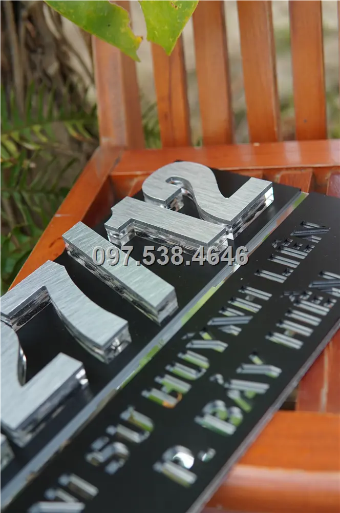 Biển Số Nhà Đẹp Hiện Đại tại Thủ Dầu Một -Bình Dương Kích Thước 30x20, Số Nổi 8mm, Chữ Nổi 2mm, Chất Liệu Mica, Alu , Mực Uv, Làm Theo Yêu Cầu, Miễn Phí Thiết Kế Và Miễn Phí Vận Chuyển Tận Nhà 5 Biển Số Nhà Đẹp Hiện Đại tại Thủ Dầu Một -Bình Dương
Kích Thước 30x20, Số Nổi 8mm, Chữ Nổi 2mm, Chất Liệu Mica, Alu , Mực Uv, Làm Theo Yêu Cầu, Miễn Phí Thiết Kế Và Miễn Phí Vận Chuyển Tận Nhà - Ảnh 5