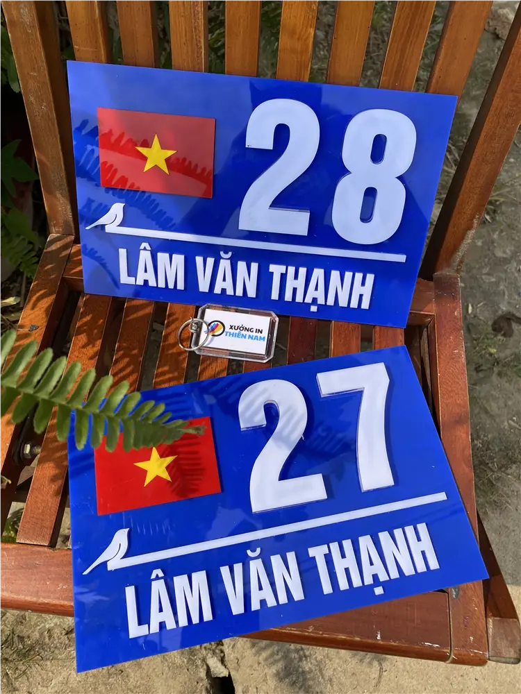 Biển Số Nhà Đẹp Hiện Đại tại Đà Lạt (Lâm Đồng) Kích Thước 30x20, Số Nổi 8mm, Chữ Nổi 2mm, Chất Liệu Mica, Alu , Mực Uv, Làm Theo Yêu Cầu, Miễn Phí Thiết Kế Và Miễn Phí Vận Chuyển Tận Nhà 10 Biển Số Nhà Đẹp Hiện Đại tại Đà Lạt (Lâm Đồng)
Kích Thước 30x20, Số Nổi 8mm, Chữ Nổi 2mm, Chất Liệu Mica, Alu , Mực Uv, Làm Theo Yêu Cầu, Miễn Phí Thiết Kế Và Miễn Phí Vận Chuyển Tận Nhà - Ảnh 10