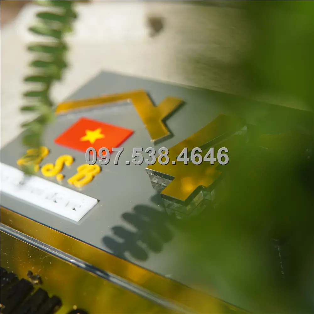 Biển Số Nhà Đẹp Hiện Đại tại Uông Bí -Quảng Ninh Kích Thước 30x20, Số Nổi 8mm, Chữ Nổi 2mm, Chất Liệu Mica, Alu , Mực Uv, Làm Theo Yêu Cầu, Miễn Phí Thiết Kế Và Miễn Phí Vận Chuyển Tận Nhà 7 Biển Số Nhà Đẹp Hiện Đại tại Uông Bí -Quảng Ninh
Kích Thước 30x20, Số Nổi 8mm, Chữ Nổi 2mm, Chất Liệu Mica, Alu , Mực Uv, Làm Theo Yêu Cầu, Miễn Phí Thiết Kế Và Miễn Phí Vận Chuyển Tận Nhà - Ảnh 7
