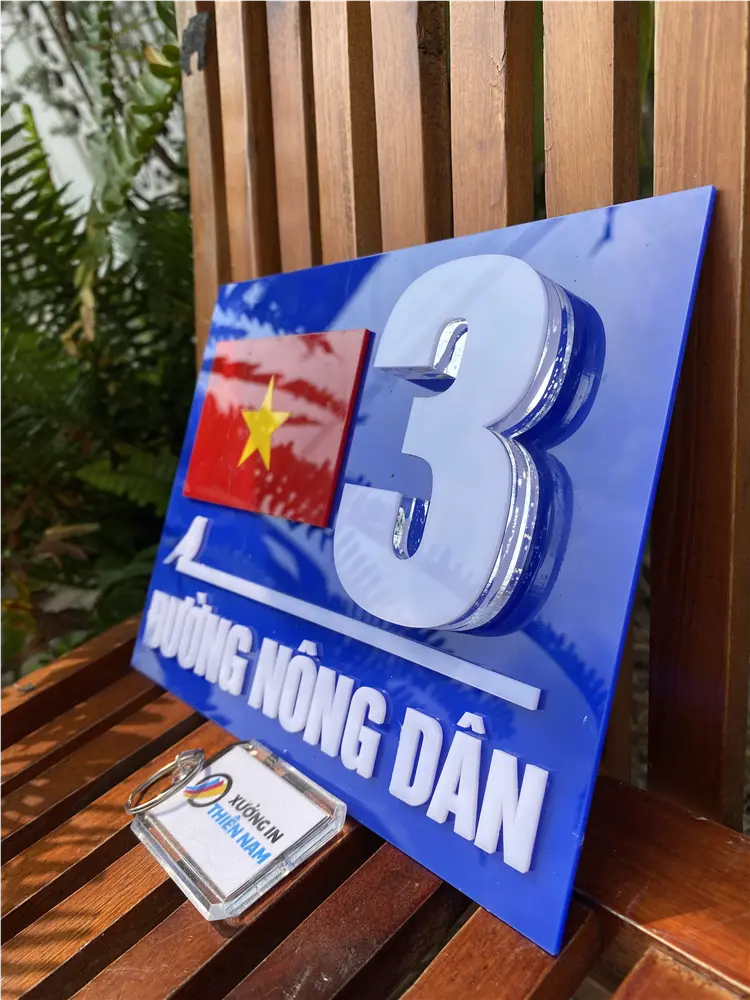 Biển Số Nhà Đẹp Hiện Đại tại Đà Lạt (Lâm Đồng) Kích Thước 30x20, Số Nổi 8mm, Chữ Nổi 2mm, Chất Liệu Mica, Alu , Mực Uv, Làm Theo Yêu Cầu, Miễn Phí Thiết Kế Và Miễn Phí Vận Chuyển Tận Nhà 8 Biển Số Nhà Đẹp Hiện Đại tại Đà Lạt (Lâm Đồng)
Kích Thước 30x20, Số Nổi 8mm, Chữ Nổi 2mm, Chất Liệu Mica, Alu , Mực Uv, Làm Theo Yêu Cầu, Miễn Phí Thiết Kế Và Miễn Phí Vận Chuyển Tận Nhà - Ảnh 8