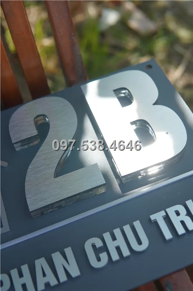 Biển Số Nhà Đẹp Hiện Đại tại Trà Vinh Kích Thước 30x20, Số Nổi 8mm, Chữ Nổi 2mm, Chất Liệu Mica, Alu , Mực Uv, Làm Theo Yêu Cầu, Miễn Phí Thiết Kế Và Miễn Phí Vận Chuyển Tận Nhà 10 Biển Số Nhà Đẹp Hiện Đại tại Trà Vinh
Kích Thước 30x20, Số Nổi 8mm, Chữ Nổi 2mm, Chất Liệu Mica, Alu , Mực Uv, Làm Theo Yêu Cầu, Miễn Phí Thiết Kế Và Miễn Phí Vận Chuyển Tận Nhà - Ảnh 10