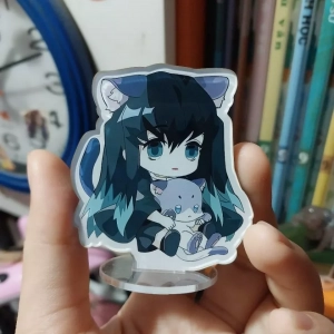 Stande Anime Kimetsu No Yaiba Chibi Tanjiro Zenitsu Nezuko Inosuke Demon Slayer Manga Nhật Bản Decor Góc Học Tập Để Bàn Góc Học Tập Để Bàn Làm Việc