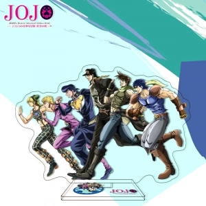 Standee Anime Jojo's Bizarre Adventure Joseph Jotaro Yoshikage Rohan Góc Học Tập Để Bàn Làm Việc Cao 15cm