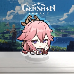 Standee Genshin Impact Mini, Mô Hình Xiao, Hutao, Diluc, Kaeya, Raiden Shogun, Yae Miko, Venti, Ayaka, Nahida,trưng Bày Góc Học Tập Để Bàn Làm Việc 1
