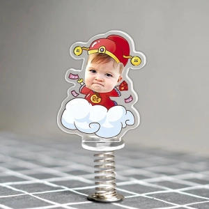Standee Lò Xo Lắc Lư Đáng Yêu Trong Suốt Đế Dính Trang Trí In Theo Yêu Cầu Chibi 1