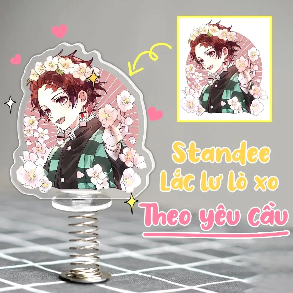 Standee Lò Xo Lắc Lư Đáng Yêu Trong Suốt Đế Dính Trang Trí In Theo Yêu Cầu Chibi 2 Standee Lò Xo Lắc Lư Đáng Yêu Trong Suốt Đế Dính Trang Trí In Theo Yêu Cầu Chibi 1