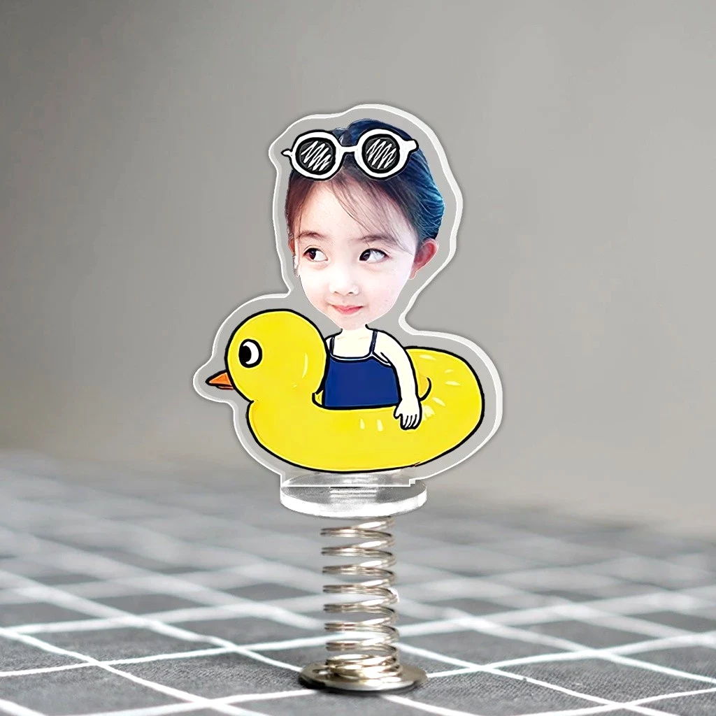 Standee Lò Xo Lắc Lư Đáng Yêu Trong Suốt Đế Dính Trang Trí In Theo Yêu Cầu Chibi 1 Standee Lò Xo Lắc Lư Đáng Yêu Trong Suốt Đế Dính Trang Trí In Theo Yêu Cầu Chibi