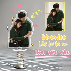 Standee Lò Xo Lắc Lư Đáng Yêu Trong Suốt Đế Dính Trang Trí In Theo Yêu Cầu Chibi