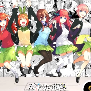 Standee Nhà Có 5 Nàng Dâu, Gotoubun No Hanayome, Mô Hình Nhân Vật Miku, Nino, Itsuki, Ichika, Yotsuba 1