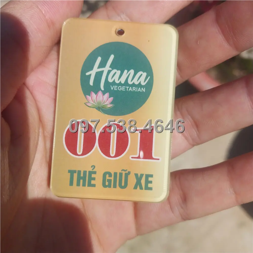 Thẻ Giữ Xe Mica Hình Tròn, Chữ Nhật có Logo làm Theo Yêu Cầu, Giá Xưởng, Cắt Laser, Mica Trong Suốt Dày 4mm , kích thước 4.5x5.5 cm , Giá Tận Gốc, Free Ship Từ 30 Cái 3 Thẻ Giữ Xe Mica Hình Tròn, Chữ Nhật có Logo làm Theo Yêu Cầu, Giá Xưởng, Cắt Laser, Mica Trong Suốt Dày 4mm , kích thước 4.5x5.5 cm , Giá Tận Gốc, Free Ship Từ 30 Cái - Ảnh 3