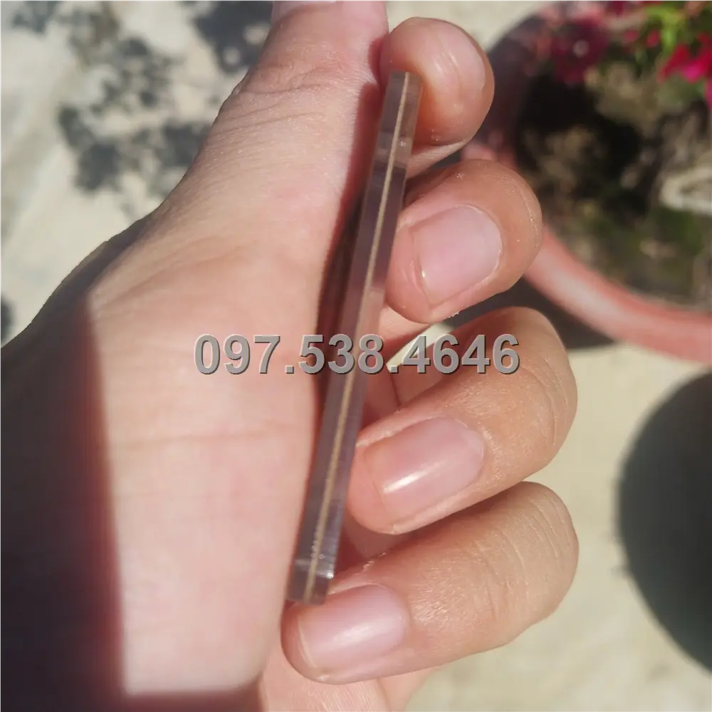 Thẻ Giữ Xe Mica Hình Tròn, Chữ Nhật có Logo làm Theo Yêu Cầu, Giá Xưởng, Cắt Laser, Mica Trong Suốt Dày 4mm , kích thước 4.5x5.5 cm , Giá Tận Gốc, Free Ship Từ 30 Cái 2 Thẻ Giữ Xe Mica Hình Tròn, Chữ Nhật có Logo làm Theo Yêu Cầu, Giá Xưởng, Cắt Laser, Mica Trong Suốt Dày 4mm , kích thước 4.5x5.5 cm , Giá Tận Gốc, Free Ship Từ 30 Cái - Ảnh 2