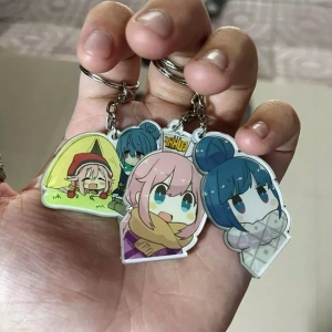 Yuru Camp Have A Good Day! Móc Khóa Hình Nhân Vật Hoạt Hình Anime Đáng Yêu, Theo Yêu Cầu Mica Trong Suốt In 2 Mặt , Trang Trí Treo Cặp, Balo