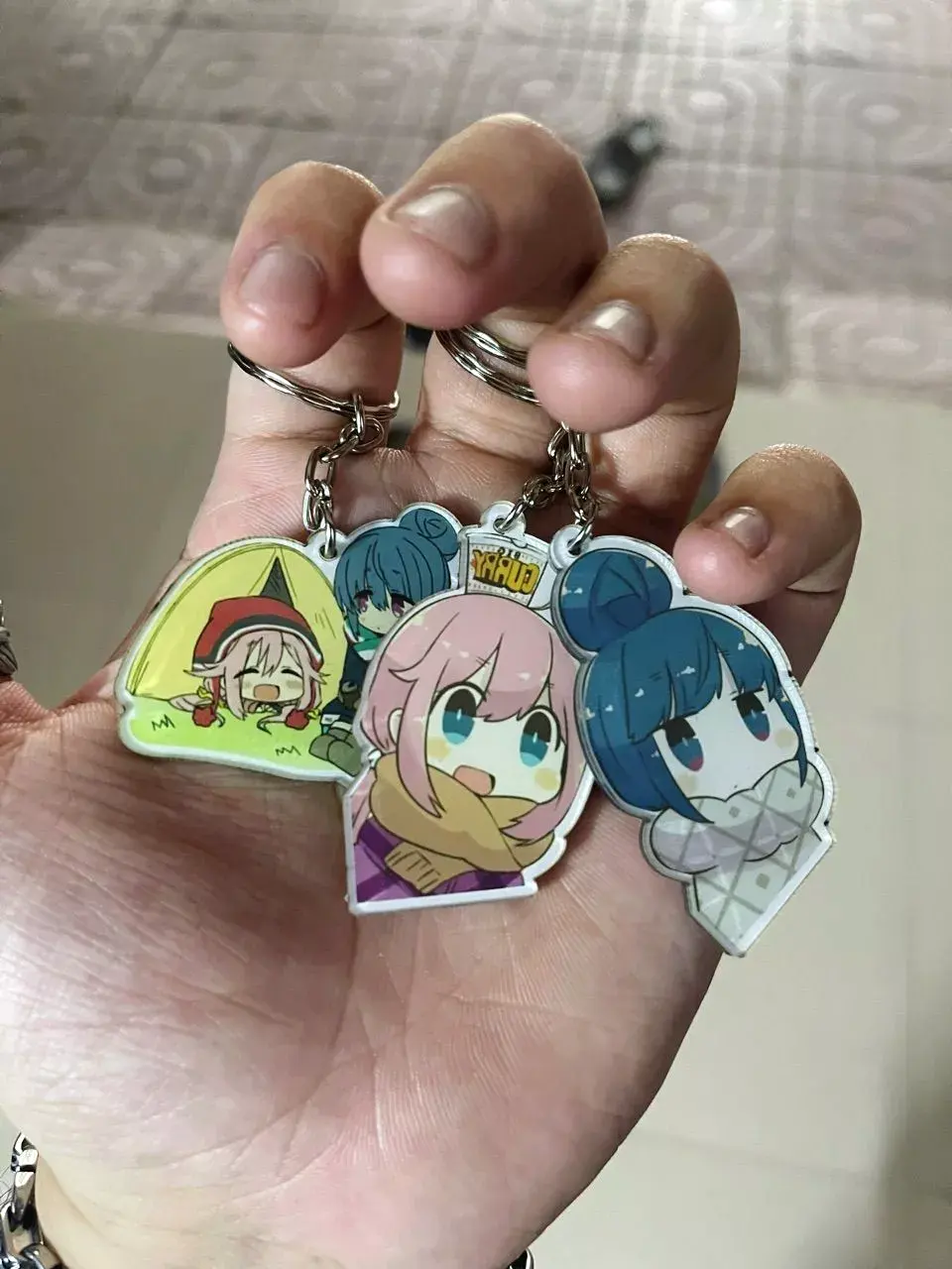 Yuru Camp Have A Good Day! Móc Khóa Hình Nhân Vật Hoạt Hình Anime Đáng Yêu, Theo Yêu Cầu Mica Trong Suốt In 2 Mặt , Trang Trí Treo Cặp, Balo 1 Yuru Camp Have A Good Day! Móc Khóa Hình Nhân Vật Hoạt Hình Anime Đáng Yêu, Theo Yêu Cầu Mica Trong Suốt In 2 Mặt , Trang Trí Treo Cặp, Balo