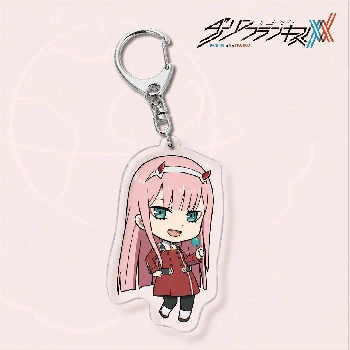 02 Zero Two Anime Figures Keychain Darling In The Franxx Lic Key Chain For Car Bag Keys Móc Khóa In Theo Yêu Cầu, Chất Liệu Mica Trong Suốt In 2 Mặt , Dày 4mm 2 02 Zero Two Anime Figures Keychain Darling In The Franxx Lic Key Chain For Car Bag Keys Móc Khóa In Theo Yêu Cầu, Chất Liệu Mica Trong Suốt In 2 Mặt , Dày 4mm - Ảnh 2
