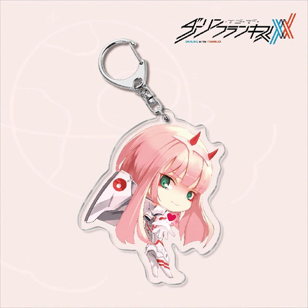 02 Zero Two Anime Figures Keychain Darling In The Franxx Lic Key Chain For Car Bag Keys Móc Khóa In Theo Yêu Cầu, Chất Liệu Mica Trong Suốt In 2 Mặt , Dày 4mm 4 02 Zero Two Anime Figures Keychain Darling In The Franxx Lic Key Chain For Car Bag Keys Móc Khóa In Theo Yêu Cầu, Chất Liệu Mica Trong Suốt In 2 Mặt , Dày 4mm - Ảnh 4