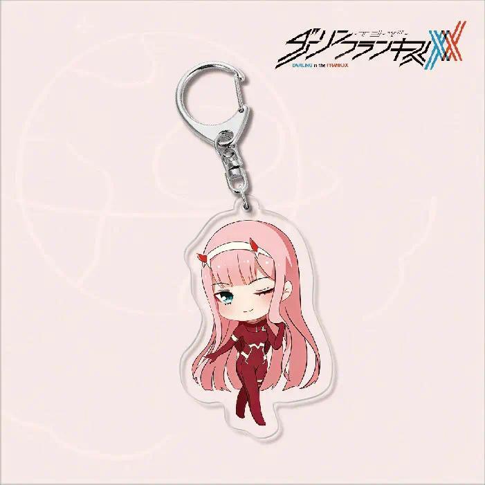02 Zero Two Anime Figures Keychain Darling In The Franxx Lic Key Chain For Car Bag Keys Móc Khóa In Theo Yêu Cầu, Chất Liệu Mica Trong Suốt In 2 Mặt , Dày 4mm 5 02 Zero Two Anime Figures Keychain Darling In The Franxx Lic Key Chain For Car Bag Keys Móc Khóa In Theo Yêu Cầu, Chất Liệu Mica Trong Suốt In 2 Mặt , Dày 4mm - Ảnh 5