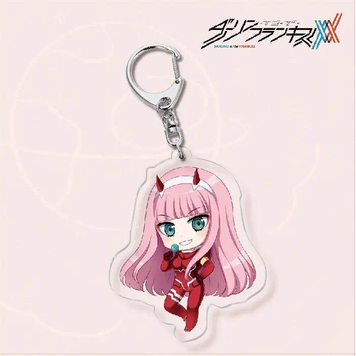 02 Zero Two Anime Figures Keychain Darling In The Franxx Lic Key Chain For Car Bag Keys Móc Khóa In Theo Yêu Cầu, Chất Liệu Mica Trong Suốt In 2 Mặt , Dày 4mm 7 02 Zero Two Anime Figures Keychain Darling In The Franxx Lic Key Chain For Car Bag Keys Móc Khóa In Theo Yêu Cầu, Chất Liệu Mica Trong Suốt In 2 Mặt , Dày 4mm - Ảnh 7