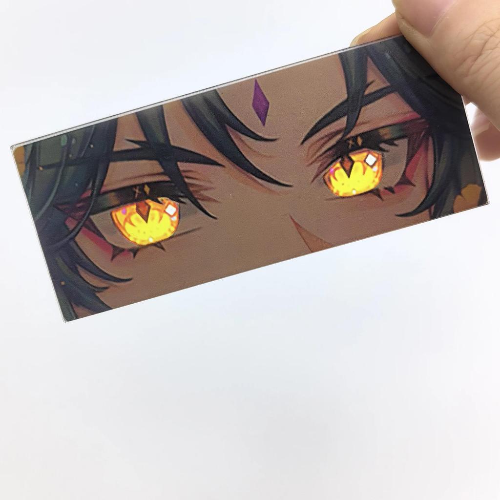 1 Pc Anime Game Genshin Scaramouche Xiao Kaedehara Kazuha Eye Penetration Mica Keychain Móc Khóa In Theo Yêu Cầu, Chất Liệu Mica Trong Suốt In 2 Mặt , Dày 4mm 3 1 Pc Anime Game Genshin Scaramouche Xiao Kaedehara Kazuha Eye Penetration Mica Keychain Móc Khóa In Theo Yêu Cầu, Chất Liệu Mica Trong Suốt In 2 Mặt , Dày 4mm - Ảnh 3