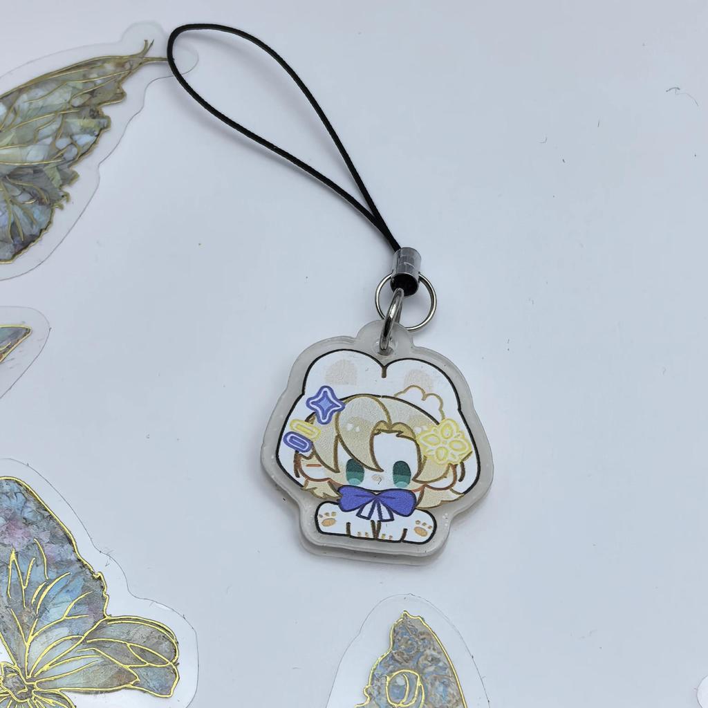 1pc Anime Game Genshin Impact Venti Wanderer Albedo Xiao Cute Backpack Keychain Keychains Móc Khóa In Theo Yêu Cầu, Chất Liệu Mica Trong Suốt In 2 Mặt , Dày 4mm 3 1pc Anime Game Genshin Impact Venti Wanderer Albedo Xiao Cute Backpack Keychain Keychains Móc Khóa In Theo Yêu Cầu, Chất Liệu Mica Trong Suốt In 2 Mặt , Dày 4mm - Ảnh 3