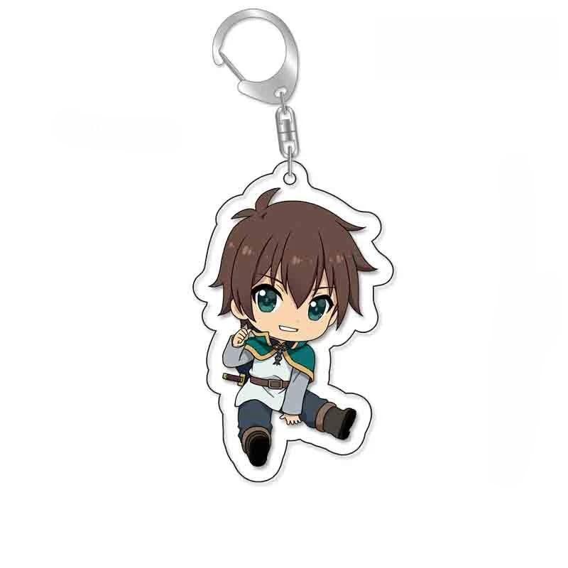 1pc Anime Konosuba: God's Blessing On This Wonderful World Cartoon Keychain Bag Tag Trendy Móc Khóa In Theo Yêu Cầu, Chất Liệu Mica Trong Suốt In 2 Mặt , Dày 4mm 2 1pc Anime Konosuba: God's Blessing On This Wonderful World Cartoon Keychain Bag Tag Trendy Móc Khóa In Theo Yêu Cầu, Chất Liệu Mica Trong Suốt In 2 Mặt , Dày 4mm - Ảnh 2