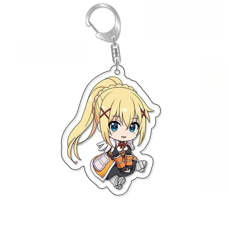 1pc Anime Konosuba: God's Blessing On This Wonderful World Cartoon Keychain Bag Tag Trendy Móc Khóa In Theo Yêu Cầu, Chất Liệu Mica Trong Suốt In 2 Mặt , Dày 4mm 4 1pc Anime Konosuba: God's Blessing On This Wonderful World Cartoon Keychain Bag Tag Trendy Móc Khóa In Theo Yêu Cầu, Chất Liệu Mica Trong Suốt In 2 Mặt , Dày 4mm - Ảnh 4