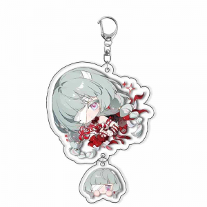 1pc Game Wuthering Waves Cartethyia Phoebe Zani Phrolova Mica Keychain For Fans Cartoon Móc Khóa In Theo Yêu Cầu, Chất Liệu Mica Trong Suốt In 2 Mặt , Dày 4mm