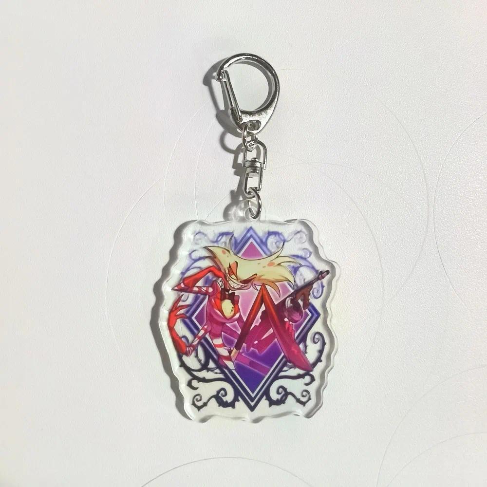 1pc Hazbin Hotels Bag Acrylic Face Hangings Accessories Anime Fashion Jewelry Keychain Móc Khóa In Theo Yêu Cầu, Chất Liệu Mica Trong Suốt In 2 Mặt , Dày 4mm 3 1pc Hazbin Hotels Bag Acrylic Face Hangings Accessories Anime Fashion Jewelry Keychain Móc Khóa In Theo Yêu Cầu, Chất Liệu Mica Trong Suốt In 2 Mặt , Dày 4mm - Ảnh 3