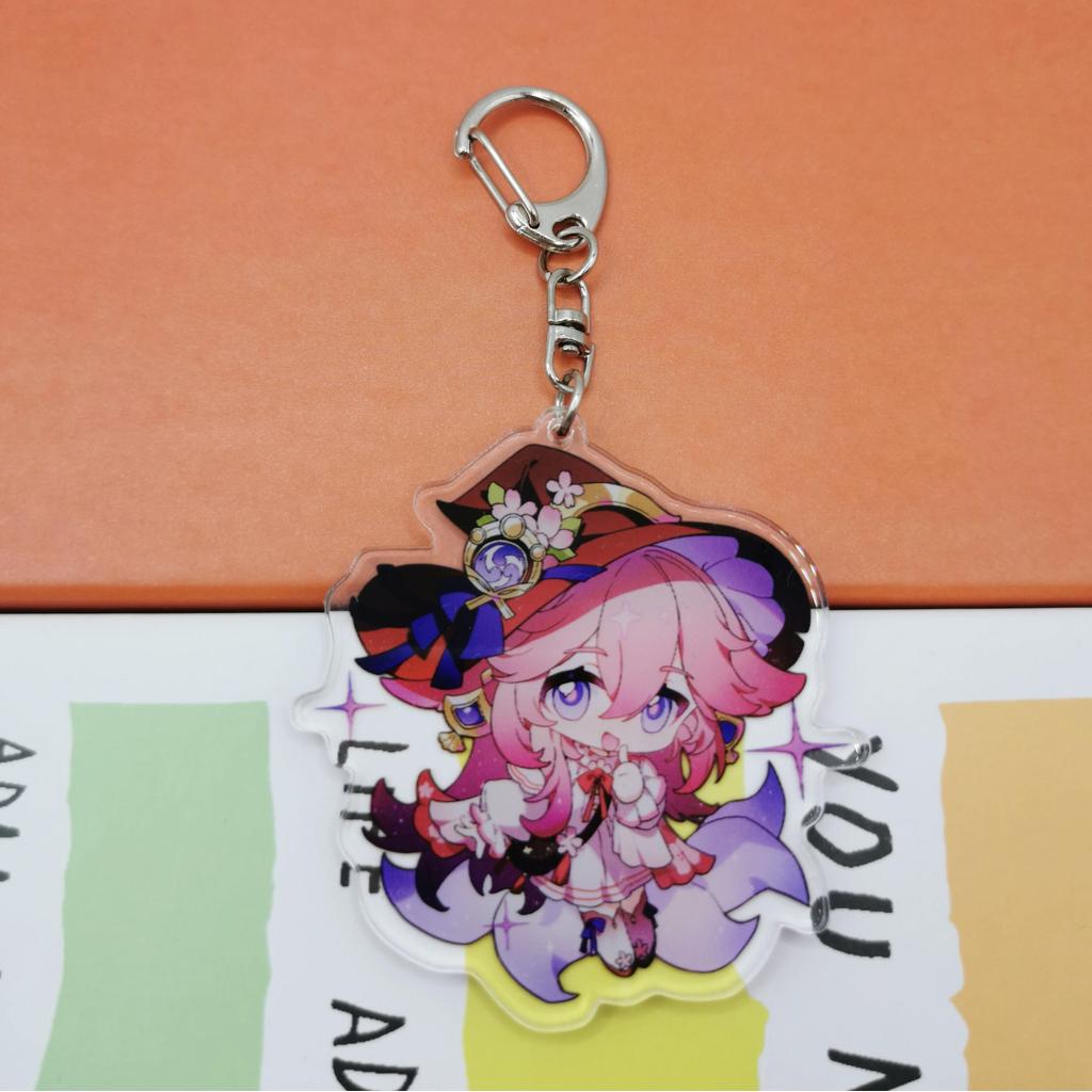 1pcs Anime Game Genshin Impact Little Witch Klee Nahida Boy Keychain Keychain Women's Acrylic Móc Khóa In Theo Yêu Cầu, Chất Liệu Mica Trong Suốt In 2 Mặt , Dày 4mm 6 1pcs Anime Game Genshin Impact Little Witch Klee Nahida Boy Keychain Keychain Women's Acrylic Móc Khóa In Theo Yêu Cầu, Chất Liệu Mica Trong Suốt In 2 Mặt , Dày 4mm - Ảnh 6