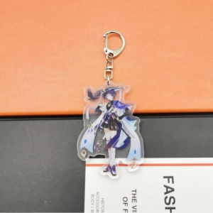 1pcs Anime Game Genshin Impact Scaramouche Boy Women's Decorative Keychain Hangings Key Chain Móc Khóa In Theo Yêu Cầu, Chất Liệu Mica Trong Suốt In 2 Mặt , Dày 4mm