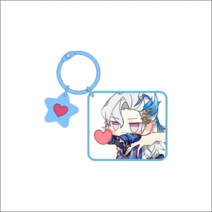 1pcs Anime Game Genshin Scaramouche Nahida Xiao Stars Key Chain Women's Knapsack Acrylic Móc Khóa In Theo Yêu Cầu, Chất Liệu Mica Trong Suốt In 2 Mặt , Dày 4mm