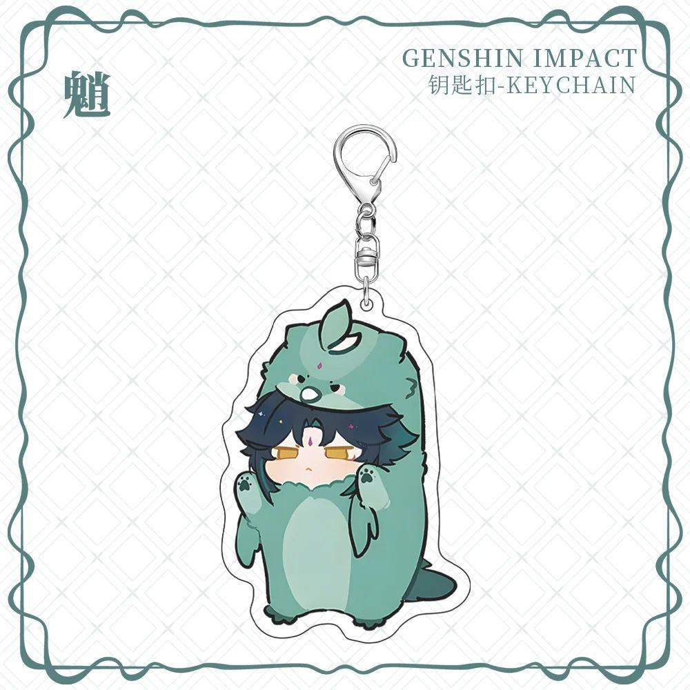 1pcs Anime Game Genshin Scaramouche Xiao Animals Fox Key Chain Acrylic Keychain Móc Khóa In Theo Yêu Cầu, Chất Liệu Mica Trong Suốt In 2 Mặt , Dày 4mm 8 1pcs Anime Game Genshin Scaramouche Xiao Animals Fox Key Chain Acrylic Keychain Móc Khóa In Theo Yêu Cầu, Chất Liệu Mica Trong Suốt In 2 Mặt , Dày 4mm - Ảnh 8