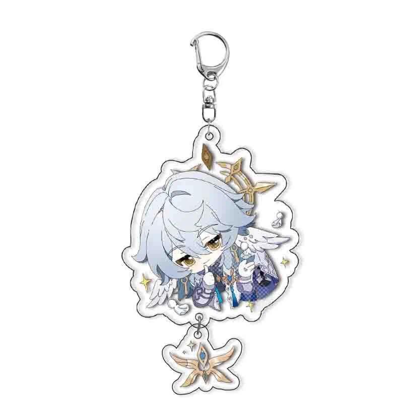 1pcs Anime Game Honkai: Star Rail Acheron Aventurine Beautiful Pendant Keyring Backpacks Móc Khóa In Theo Yêu Cầu, Chất Liệu Mica Trong Suốt In 2 Mặt , Dày 4mm 5 1pcs Anime Game Honkai: Star Rail Acheron Aventurine Beautiful Pendant Keyring Backpacks Móc Khóa In Theo Yêu Cầu, Chất Liệu Mica Trong Suốt In 2 Mặt , Dày 4mm - Ảnh 5