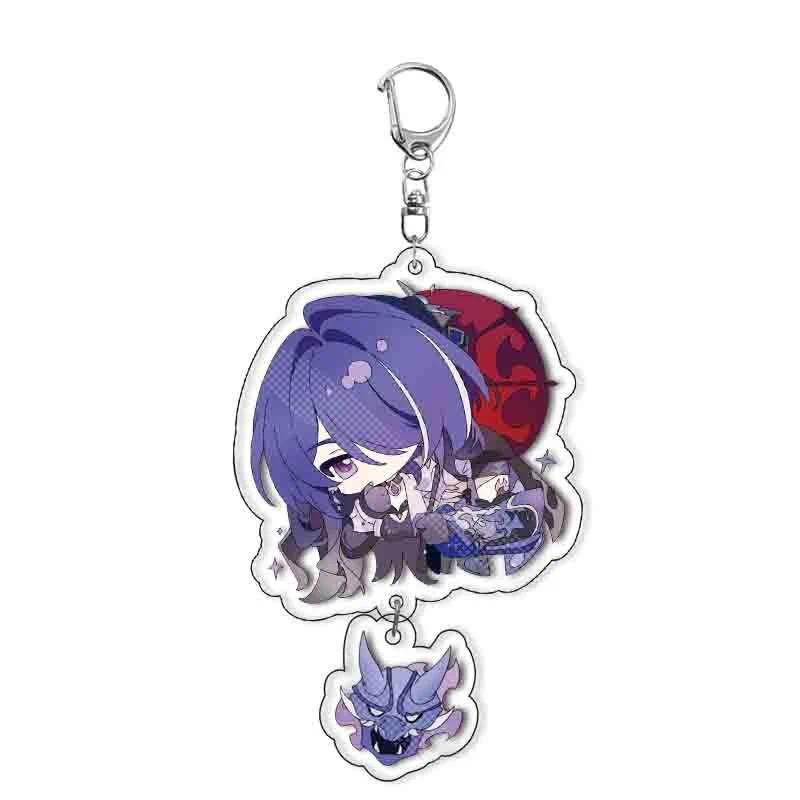 1pcs Anime Game Honkai: Star Rail Acheron Aventurine Beautiful Pendant Keyring Backpacks Móc Khóa In Theo Yêu Cầu, Chất Liệu Mica Trong Suốt In 2 Mặt , Dày 4mm 7 1pcs Anime Game Honkai: Star Rail Acheron Aventurine Beautiful Pendant Keyring Backpacks Móc Khóa In Theo Yêu Cầu, Chất Liệu Mica Trong Suốt In 2 Mặt , Dày 4mm - Ảnh 7