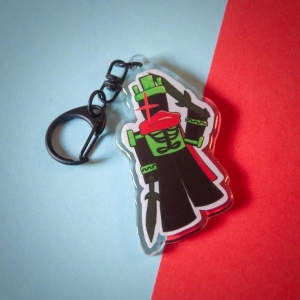 1x1x1x1 Acrylic Keychain – Forsaken Character Pendant With Black Metal Clip For Bag & Car Móc Khóa In Theo Yêu Cầu, Chất Liệu Mica Trong Suốt In 2 Mặt , Dày 4mm