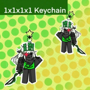 1x1x1x1 Forsaken Acrylic Keychain Cool Cartoon Game Character Pendant Móc Khóa In Theo Yêu Cầu, Chất Liệu Mica Trong Suốt In 2 Mặt , Dày 4mm