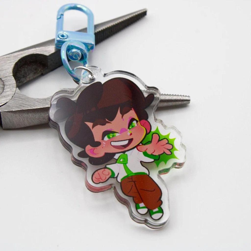 2" Double Sided Hero Acrylic Charm Keychain Danny Phantom Jake Long Randy Cunningham Ben 10 Móc Khóa In Theo Yêu Cầu, Chất Liệu Mica Trong Suốt In 2 Mặt , Dày 4mm 4 2" Double Sided Hero Acrylic Charm Keychain Danny Phantom Jake Long Randy Cunningham Ben 10 Móc Khóa In Theo Yêu Cầu, Chất Liệu Mica Trong Suốt In 2 Mặt , Dày 4mm - Ảnh 4