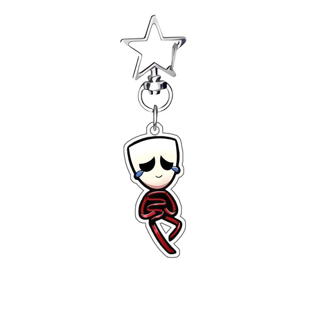 5cm Acrylic Key Buckle For Tadc Jax Bunny Pomni Diy Anime Theme Acrylic Keychain Transparent Móc Khóa In Theo Yêu Cầu, Chất Liệu Mica Trong Suốt In 2 Mặt , Dày 4mm 3 5cm Acrylic Key Buckle For Tadc Jax Bunny Pomni Diy Anime Theme Acrylic Keychain Transparent Móc Khóa In Theo Yêu Cầu, Chất Liệu Mica Trong Suốt In 2 Mặt , Dày 4mm - Ảnh 3