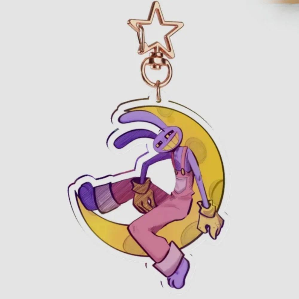 5cm Acrylic Keychain Anime Tadc Pomni Jax Rata Gangle Zooble Kinger Creativity Backpack Móc Khóa In Theo Yêu Cầu, Chất Liệu Mica Trong Suốt In 2 Mặt , Dày 4mm 4 5cm Acrylic Keychain Anime Tadc Pomni Jax Rata Gangle Zooble Kinger Creativity Backpack Móc Khóa In Theo Yêu Cầu, Chất Liệu Mica Trong Suốt In 2 Mặt , Dày 4mm - Ảnh 4