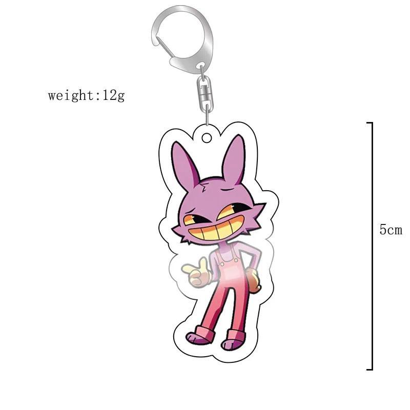 5cm Acrylic Keychainfor The Amazing Digital Circus, Tadc Tadc Jax Bunny Pomni Anime Self-made Móc Khóa In Theo Yêu Cầu, Chất Liệu Mica Trong Suốt In 2 Mặt , Dày 4mm 4 5cm Acrylic Keychainfor The Amazing Digital Circus, Tadc Tadc Jax Bunny Pomni Anime Self-made Móc Khóa In Theo Yêu Cầu, Chất Liệu Mica Trong Suốt In 2 Mặt , Dày 4mm - Ảnh 4