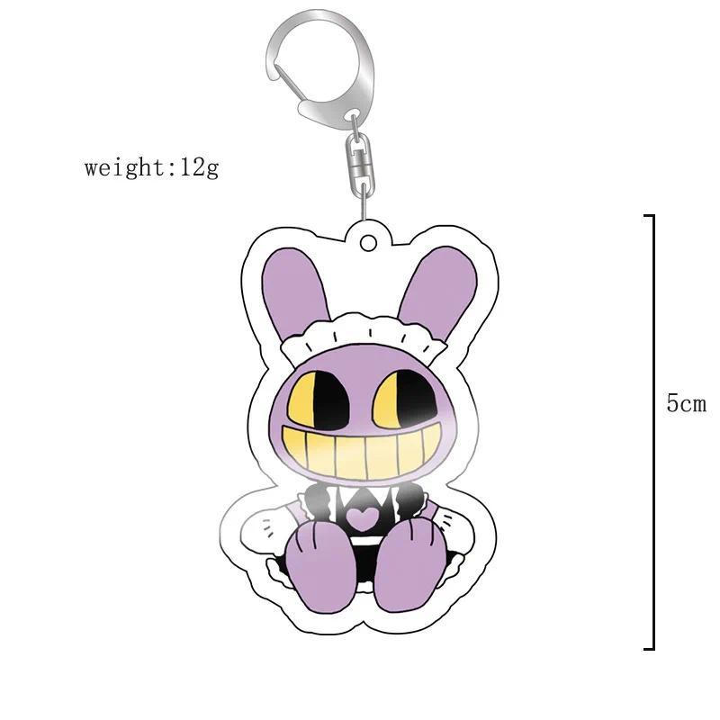 5cm Acrylic Keychainfor The Amazing Digital Circus, Tadc Tadc Jax Bunny Pomni Anime Self-made Móc Khóa In Theo Yêu Cầu, Chất Liệu Mica Trong Suốt In 2 Mặt , Dày 4mm 9 5cm Acrylic Keychainfor The Amazing Digital Circus, Tadc Tadc Jax Bunny Pomni Anime Self-made Móc Khóa In Theo Yêu Cầu, Chất Liệu Mica Trong Suốt In 2 Mặt , Dày 4mm - Ảnh 9