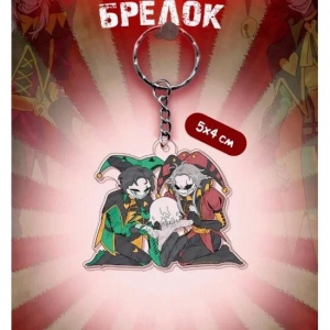 5cm Anime Keychainbag For Harlequin Pierrot The Jester Keychainbag Creativity Toys Móc Khóa In Theo Yêu Cầu, Chất Liệu Mica Trong Suốt In 2 Mặt , Dày 4mm