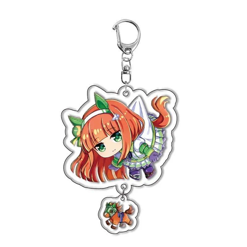 5cm Q-version Acrylic Key Buckle For Pretty Derby Gold Ship Special Week Silence Suzuka Móc Khóa In Theo Yêu Cầu, Chất Liệu Mica Trong Suốt In 2 Mặt , Dày 4mm 3 5cm Q-version Acrylic Key Buckle For Pretty Derby Gold Ship Special Week Silence Suzuka Móc Khóa In Theo Yêu Cầu, Chất Liệu Mica Trong Suốt In 2 Mặt , Dày 4mm - Ảnh 3